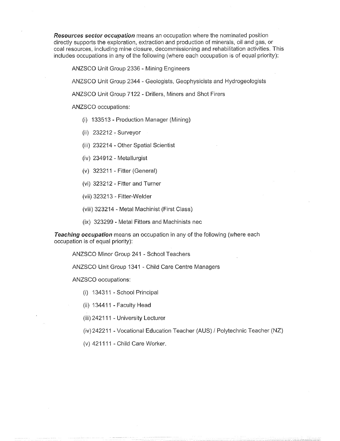 Ministerial Direction 121, official page 5 of 7