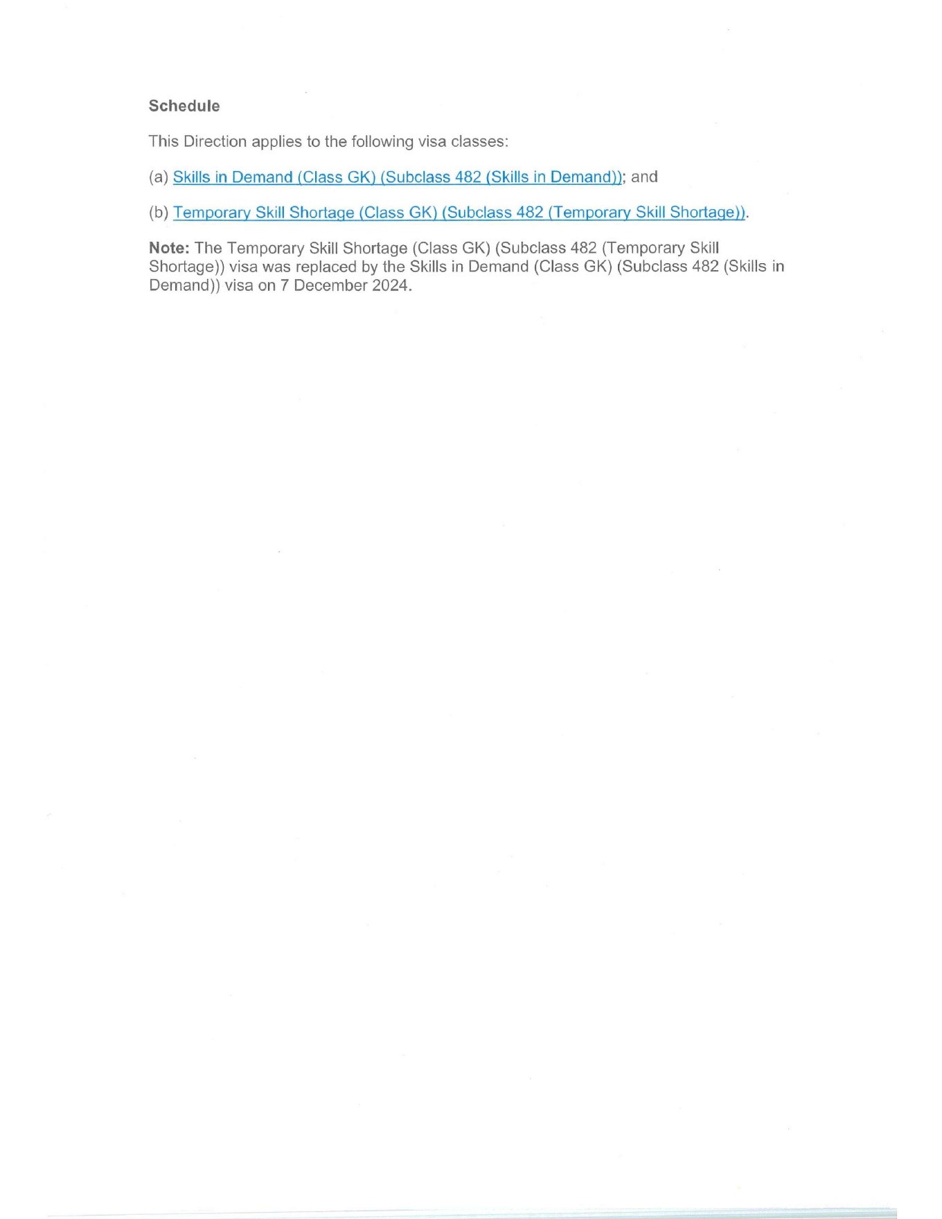 Ministerial Direction 121, official page 7 of 7