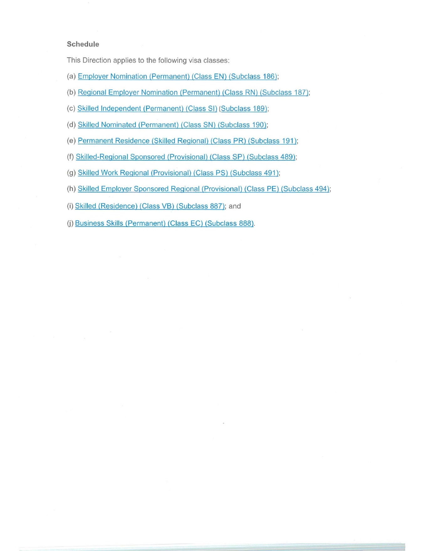 Ministerial Direction 122, official page 7 of 7